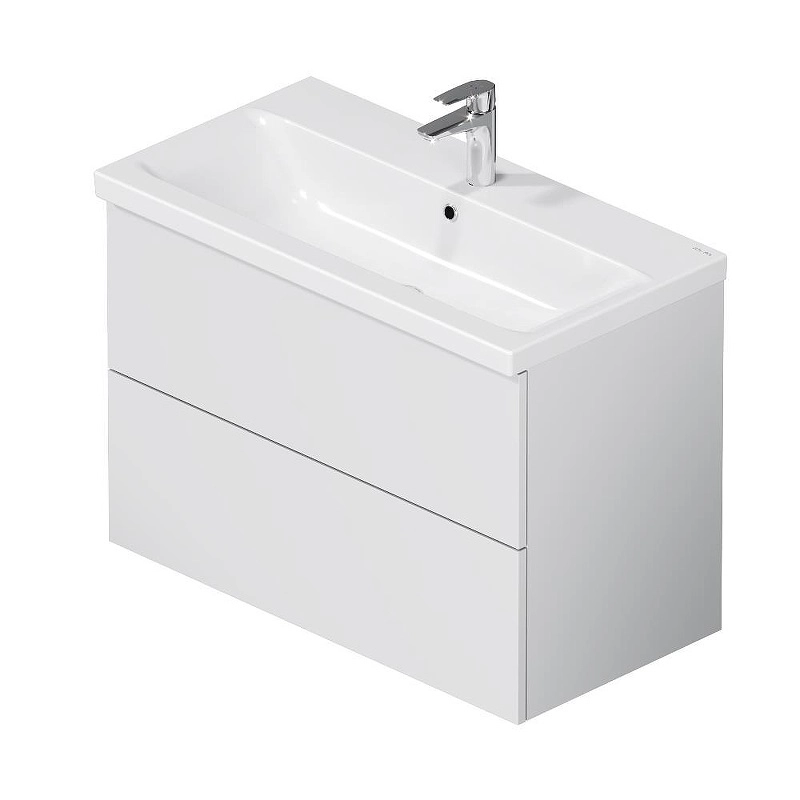 Тумба AM.PM Gem 80см 2ящ подвес бел.глян. M90FHX0802WG