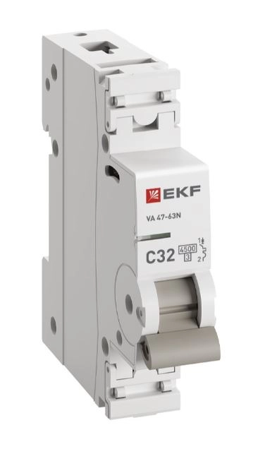 Выключатель EKF PROxima 1P 32A(C) 4,5кА BA47-63N