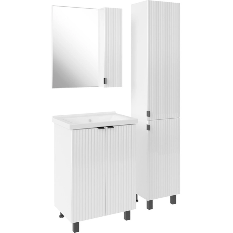 Комплект тумба Дора 60 белый + рак.Миранда 60-image-2