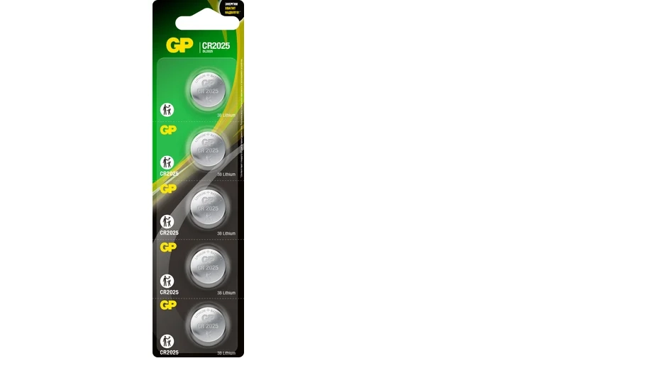 Батарейка GP Lithium CR2025 3V BP-5 "GP"