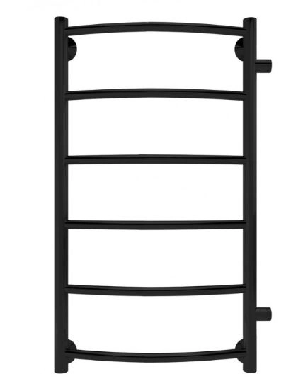 Пол/сушитель INDIGO Arc 70х30 б/п н/р 1" м/о 50 к-2 черный муар