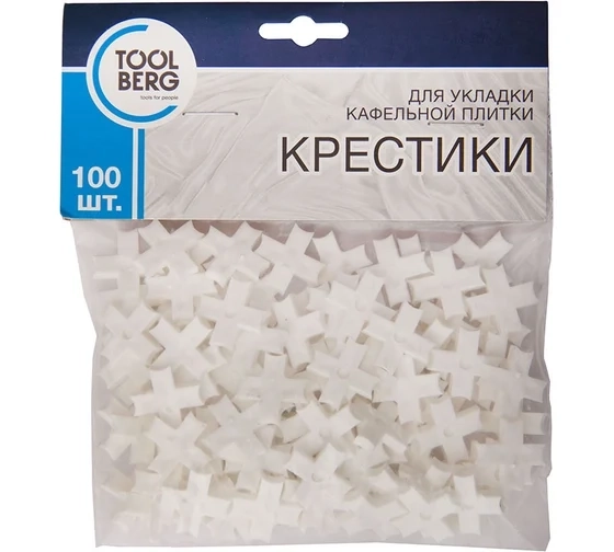 Крестики д/пл. Toolberg 4мм 100шт. 2707340