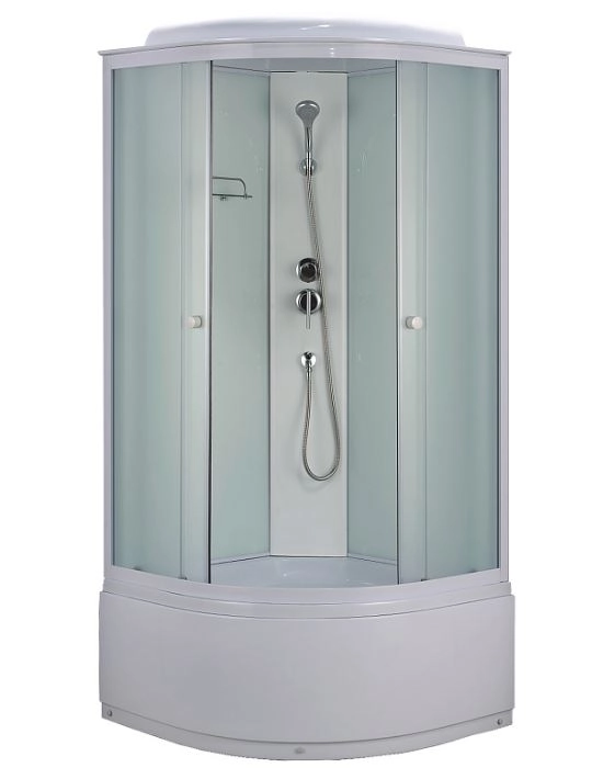 Душевая кабина Loranto (CS-888EDTM/W-100) 980х980х2150 АУТ