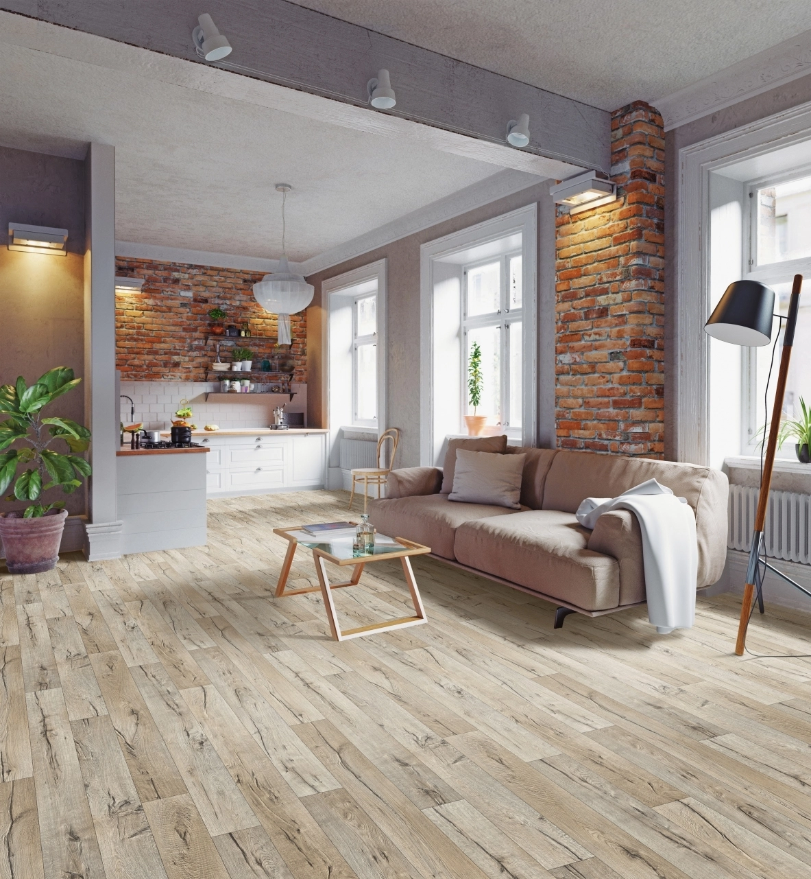 Линолеум IVC Тексарт 3м Хантер 532-image-1