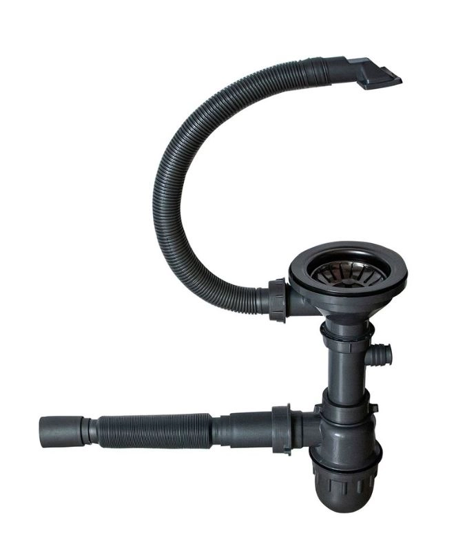 Сифон 3 1/2*40 Mixline Pro черный графит (ДП)