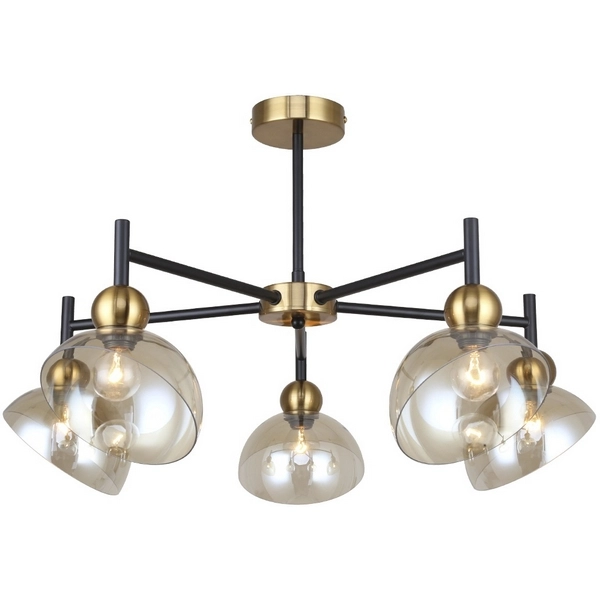 Светильник Escada 2109/5P E14х40W Black/Brass