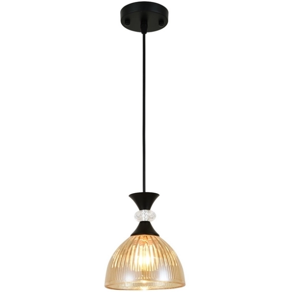 Светильник Escada 1112/1S E14х40W Black/Amber
