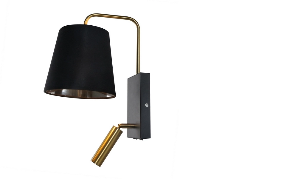 Светильник Escada 589/1A E14х40W Black/Brass