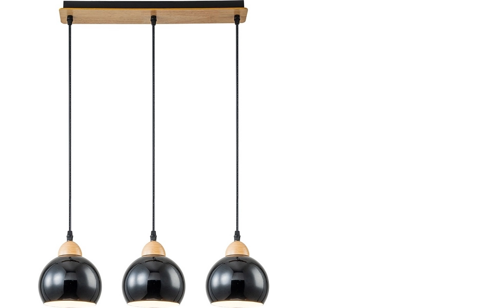 Светильник Escada 10178/3S E27х40W Black/Wood