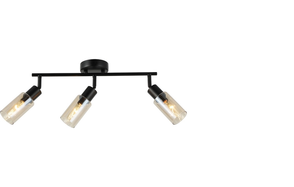 Светильник Escada 10172/3A E14х40W Black/Amber