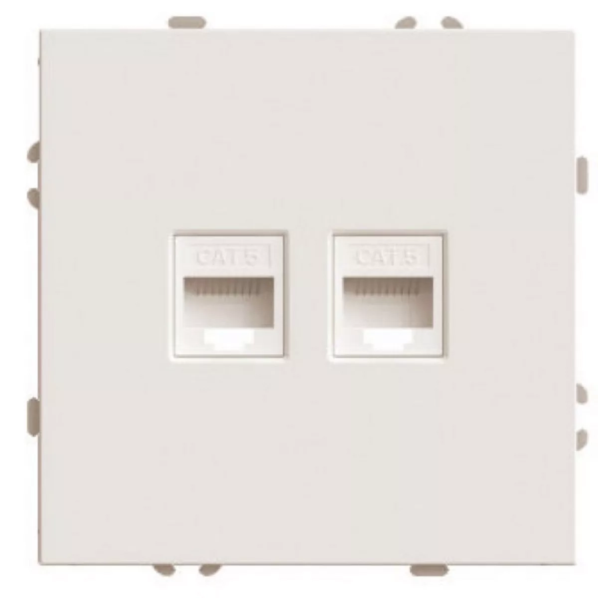 Розетка Эмили комп. 2м RJ-45(мех) RST00-5111-08 кашемир
