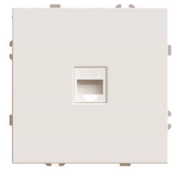 Розетка Эмили комп. 1м RJ-45(мех) RST00-5117-08 кашемир