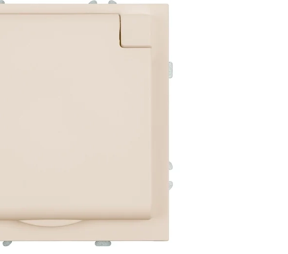 Розетка Эмили 1м с/кр з/шт с/з RST16-5112-08 кашемир