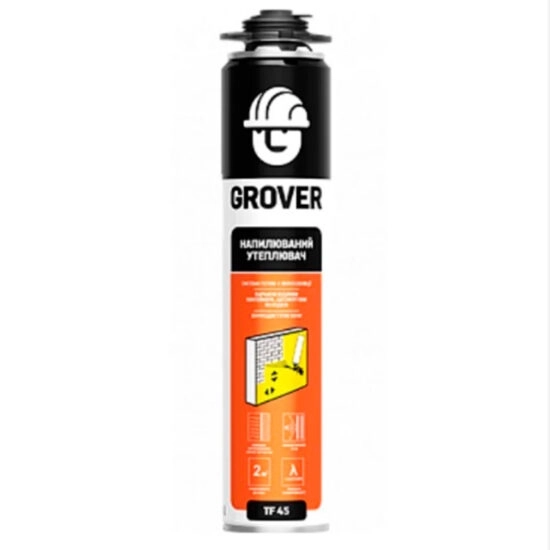 Напыляемый утеплитель GROVER TF45 ST 850мл проф.всесезон