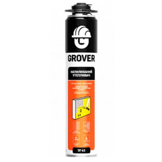 Напыляемый утеплитель GROVER TF45 ST 850мл проф.всесезон