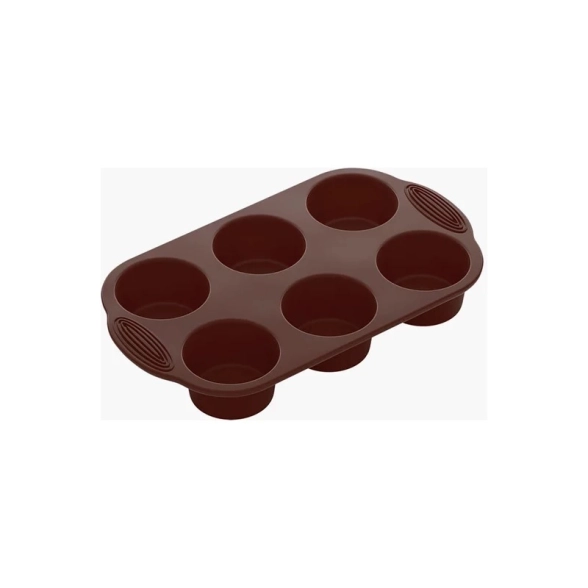 Форма NADOBA Аленка силикон 6 круг.маффинов 30х18х4,3см