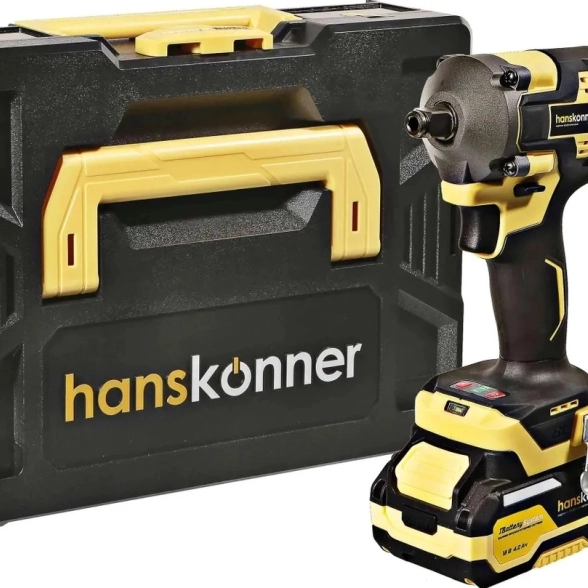 Гайковёрт акк.б/щ Hanskonner HCD201300BLC 18В 1300Нм 3/4"