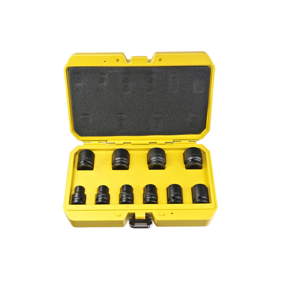 Набор головок для гайковёрта Hanskonner HK1045-18-1/2L удлинённые 1/2" 10-24мм 10шт