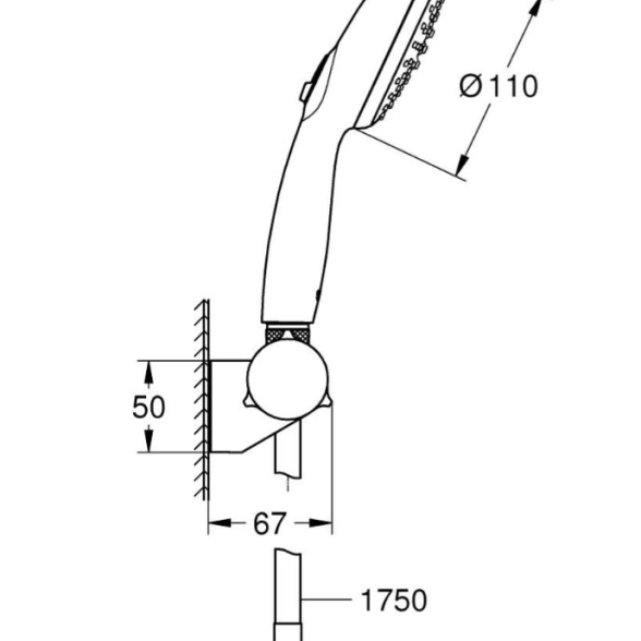 Душ.гарнитур Grohe Tempesta 110 27601003 хром-image-2