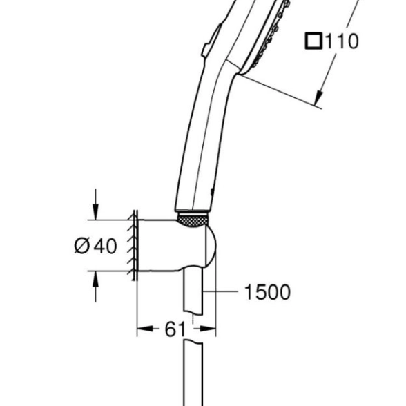 Душ.гарнитур Grohe Tempesta 110 27588003 хром-image-3