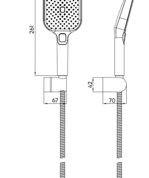 Душевой гарнитур Paini URBATEC EVCR131 хром-image-1