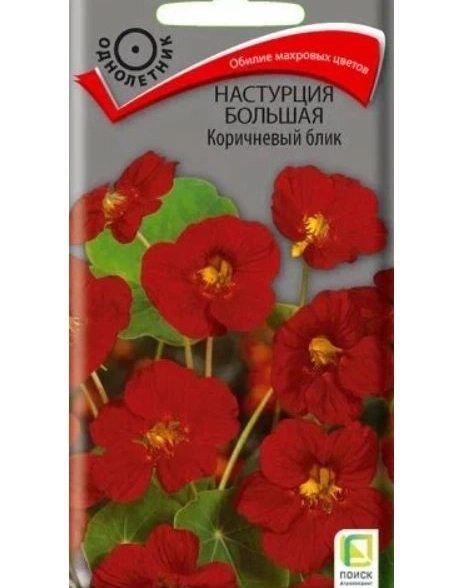 Настурция большая Коричневый блик ЦВ 1гр