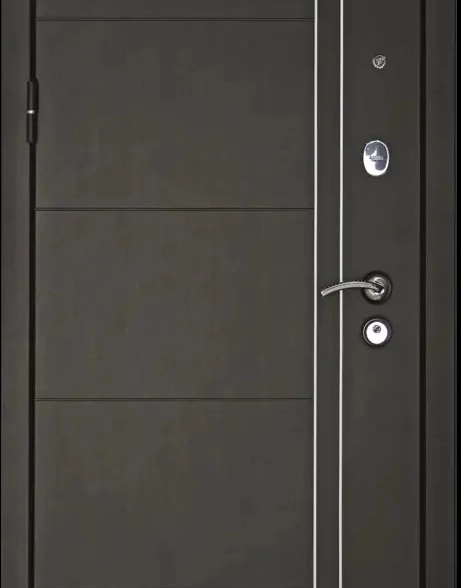 Дверь мет. ДК Теплолюкс венге 860*2050 левая