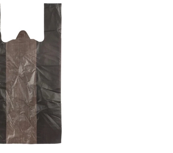 Пакет-майка черная 30+16х55 Артпласт