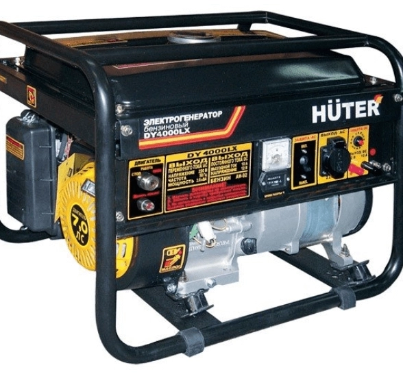 Генератор Huter DY4000LX 3,3/3КВт 15л 220В электрозапуск