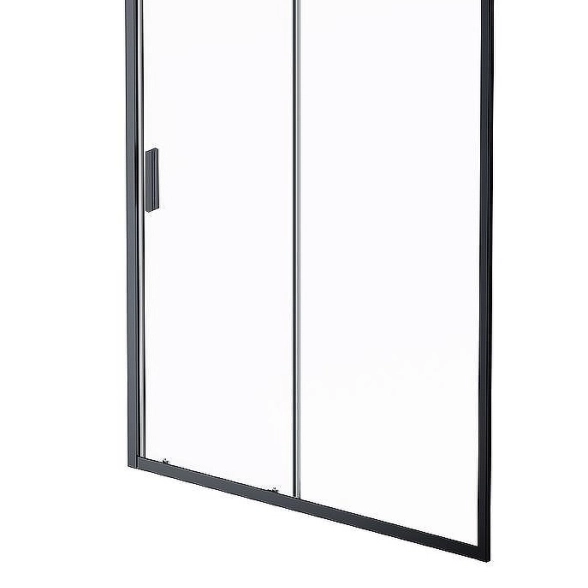 Дверь душевая AM.PM Gem Solo 150*195 W90G-150-1-195BT профиль матовый черный