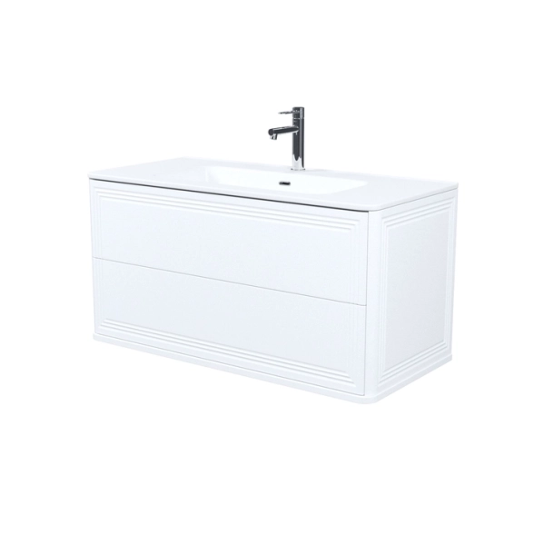 Комплект Тумба Iddis Oxford Neo 100 белый + умыв. OXN10W0i95K