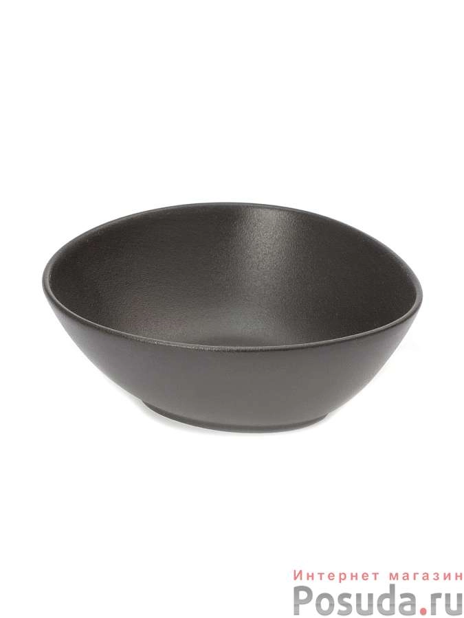 Салатник треугольный ROCK BLACK 16см