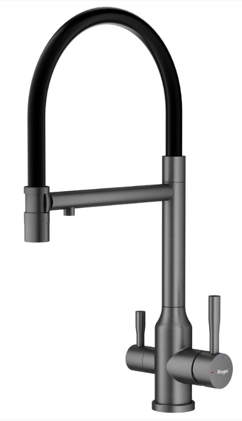 Смеситель в/м Raglo R81.63.09 графит