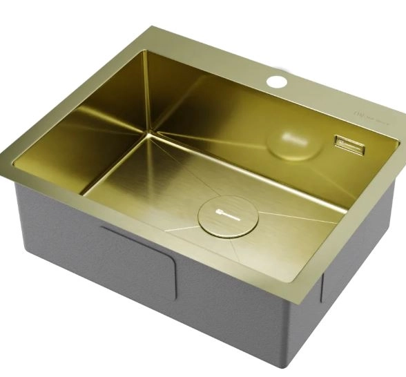 Мойка нерж.ст Omoikiri Akisame 59-LG св.золото-image-1