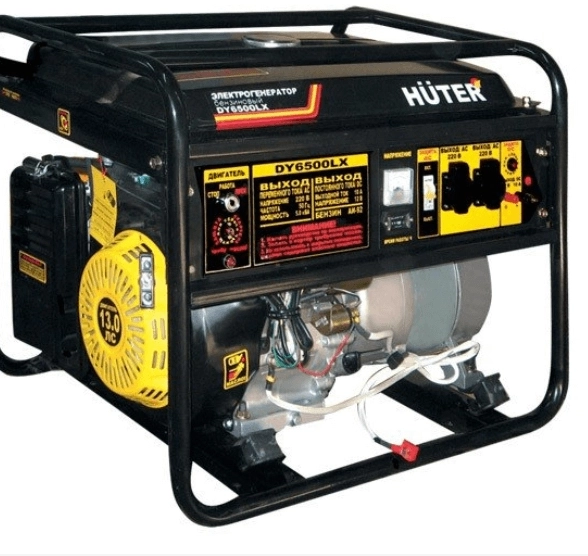 Генератор Huter DY6500LX 5,5/5КВт 22л 220В электрозапуск
