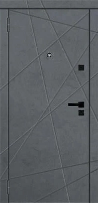 Дверь мет.Герой/Geroy2 ант.сер/бет.гр/бел.блан.ст.чер.2050*960Л