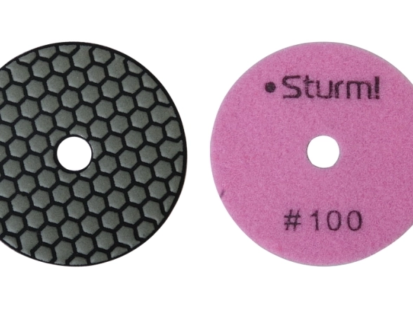 Круг алм. гибкий Sturm! 9012-D100-100 "черепашка" 100мм Р100 сухая