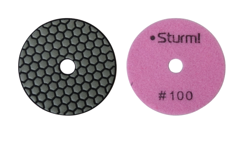 Круг алм. гибкий Sturm! 9012-D100-100 "черепашка" 100мм Р100 сухая
