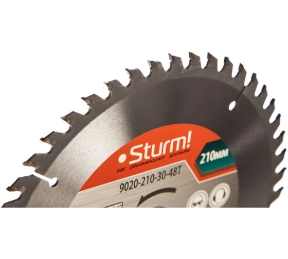 Диск пил. Sturm! 9020-210-30-48T 210х30х48Т дерево-image-1