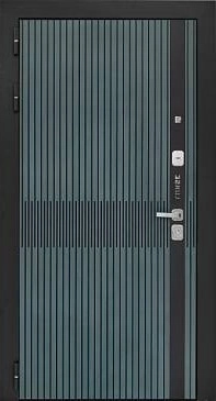 Дверь мет. LUKSE 503 черн муар велютто верде капучино 960L
