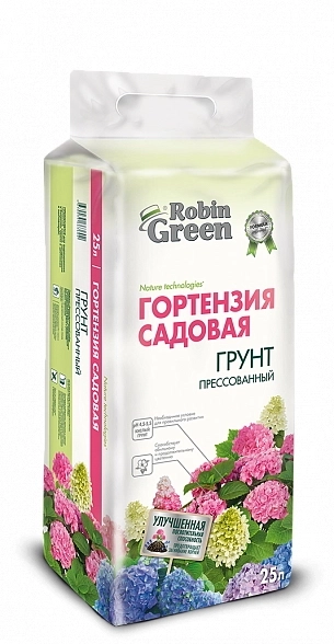 Грунт д/гортензий садовых 25л Робин Грин прессованный