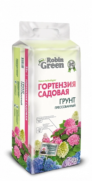 Грунт д/гортензий садовых 25л Робин Грин прессованный