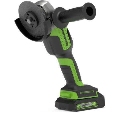 УШМ акк. бесщёт. GreenWorks GD24AGK2 24В 125мм 2Ач 10500об/мин 1акк+ЗУ