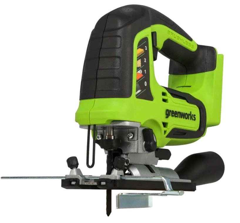 Лобзик акк. бесщёт. GreenWorks GD24JS 24В 0-3000об/мин без аккумулятора и ЗУ-image-3