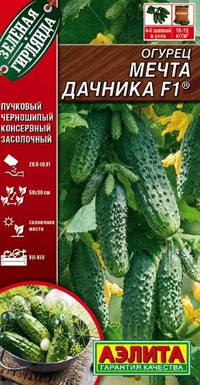 Огурец Мечта дачника F1 10шт