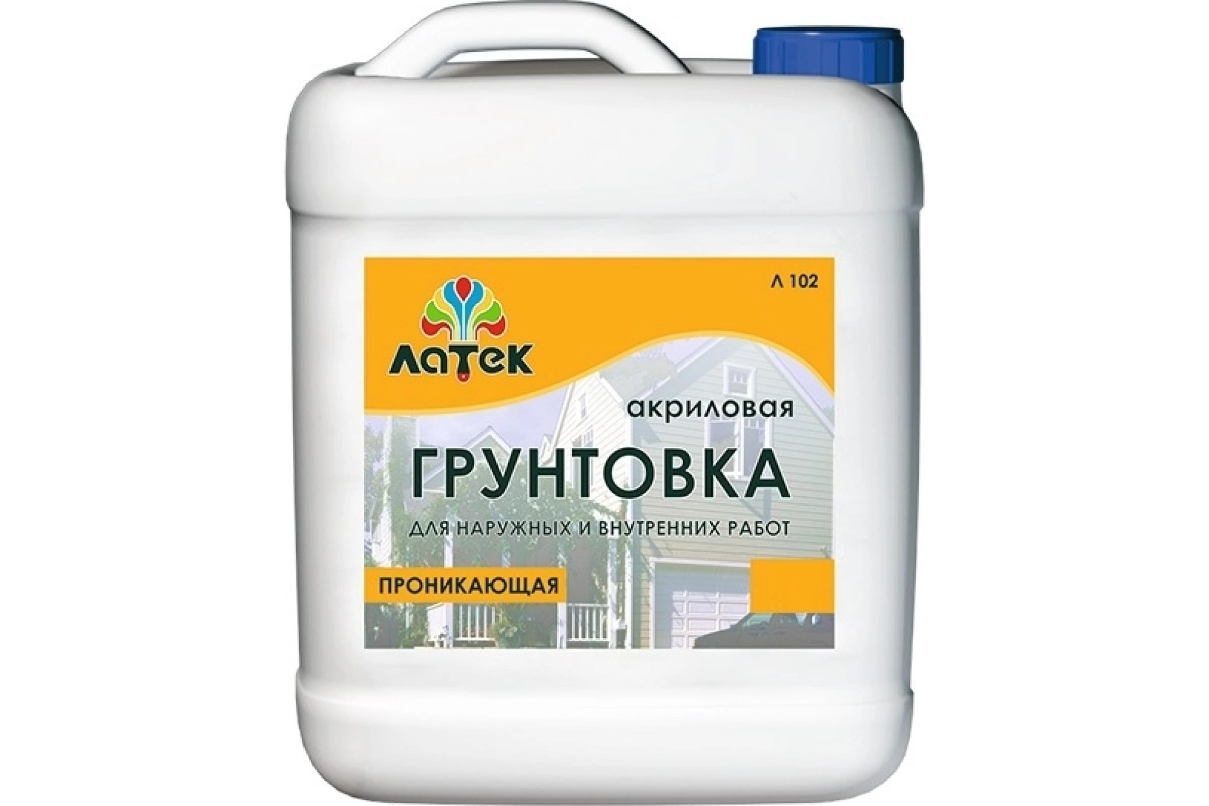Грунтовка акрил. Латек Л102 вн/нар/раб проник. 5л
