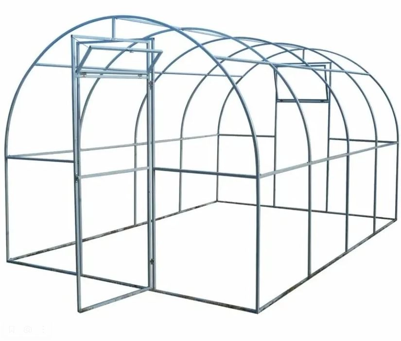 Каркас теплицы ОЦИНКОВАННАЯ 25х25 6м, шаг 0,65