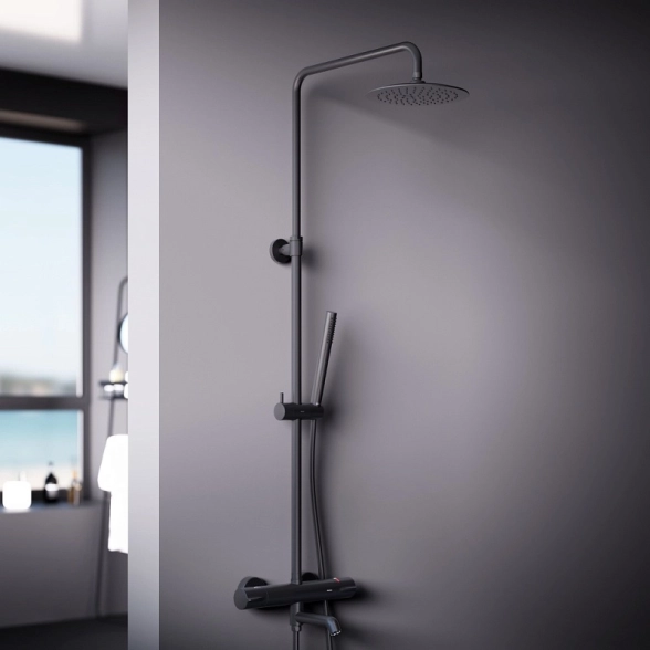 Душевая система Damixa Scandinavian Pure 936810300 черный