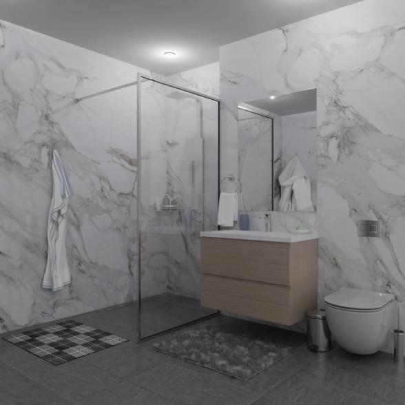 Душевая перегородка Стекло для душа/SHOWER GLASS 100*200 SHGLGK-24-10-CLN-CH