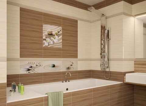 Плитка настенная Релакс/Relax 25*50 бел 004
